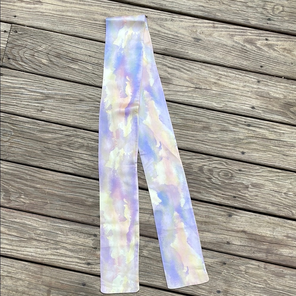 Pastel Tie-Dye Scarf Long 72” x 7”